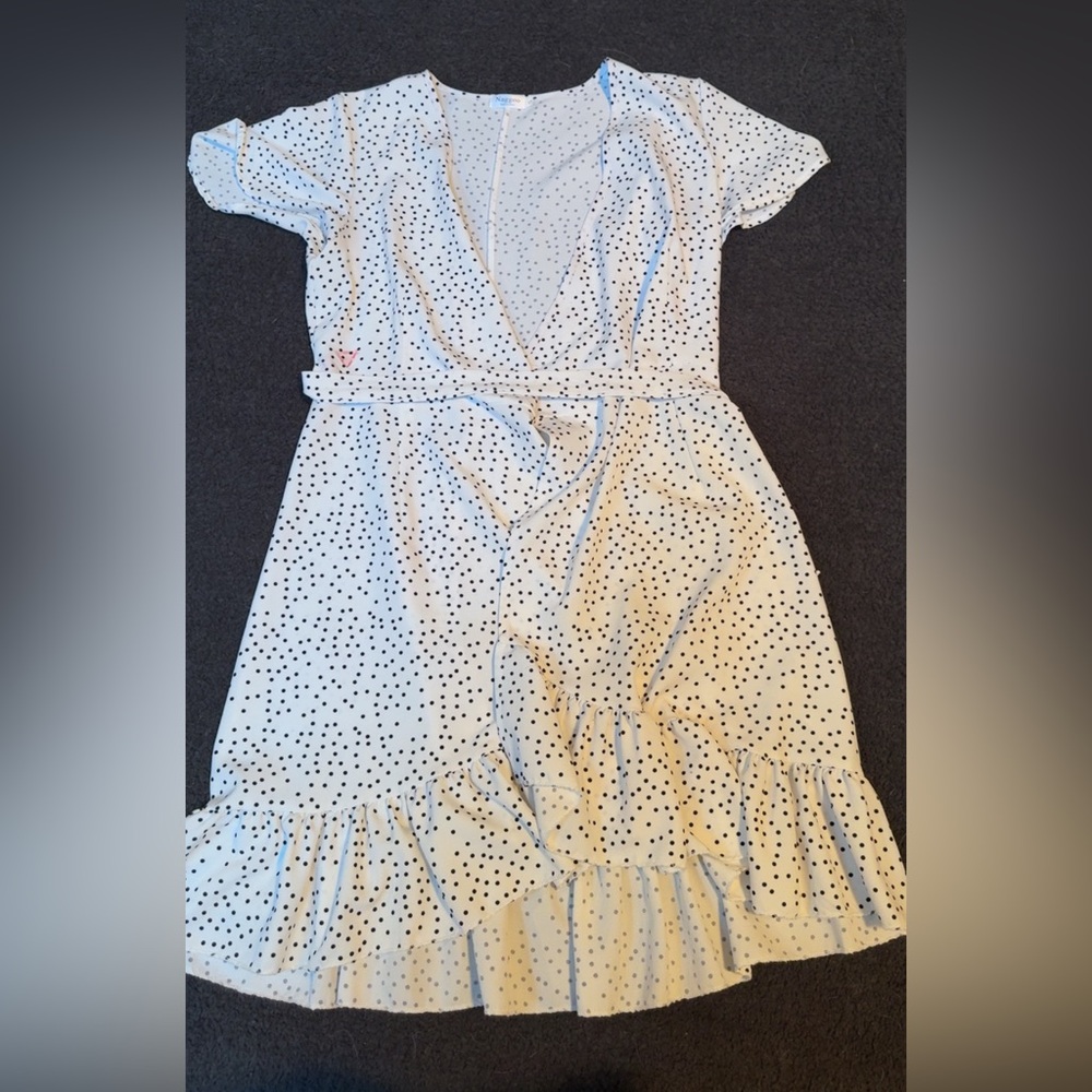 Polka Dot Wrap Dress